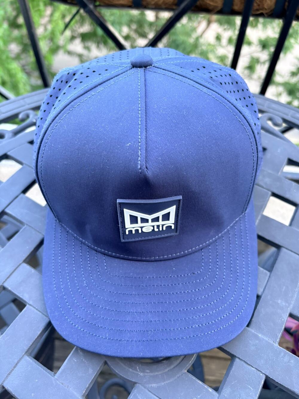 Melin Odyssea Hydro Navy Waterproof Snapback Hat Adjustable Classic
